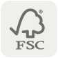 Contrassegnato con l’etichetta FSC certificante la gestione forestale sostenibile.